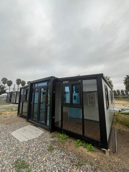 Casa expandible Luxurious de 36 m², vista exterior lateral